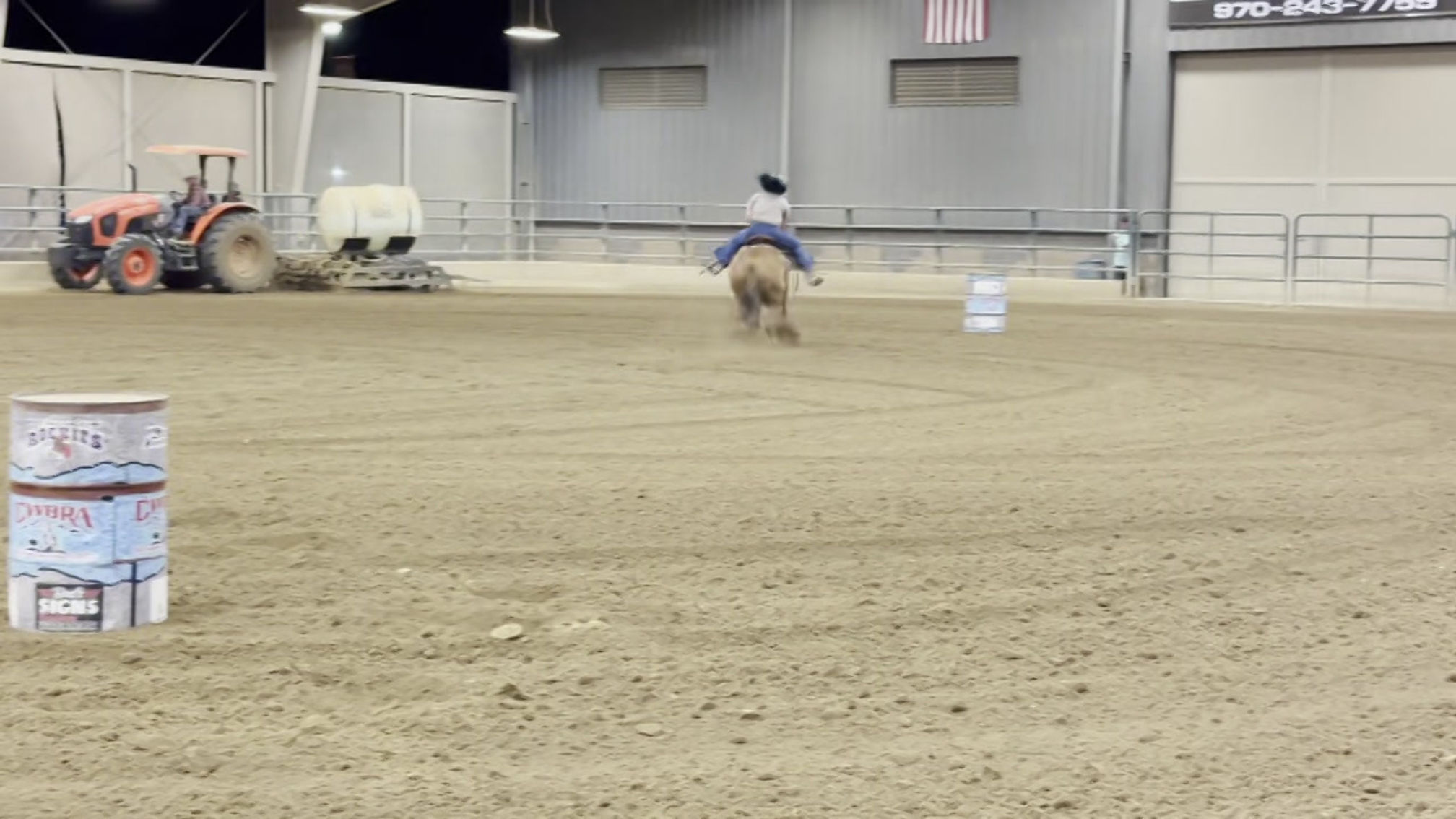 Rachel & Sweet Tea - CWBRA Barrel Race